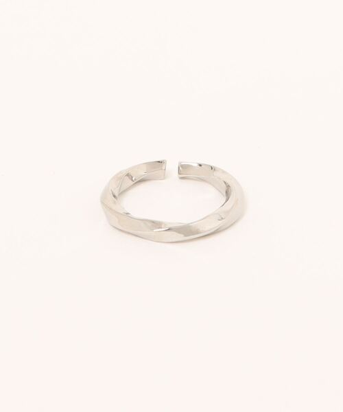 ARCHIVER(アーカイバ)の「【sterling silver】 フリーサイズ ツイストリング(リング・レディース・シルバー/ゴールド・FREE)」の6枚目の写真