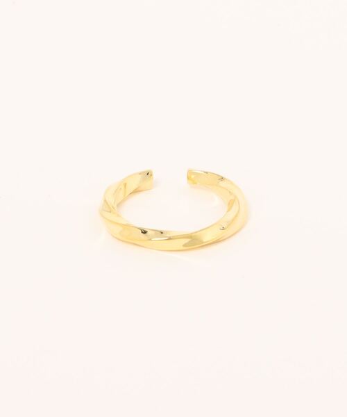 ARCHIVER(アーカイバ)の「【sterling silver】 フリーサイズ ツイストリング(リング・レディース・シルバー/ゴールド・FREE)」の7枚目の写真