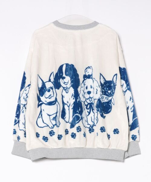 【セール】143706：ワンちゃんネコちゃん柄 ふわふわフランネルプルオーバー（Tシャツ/カットソー）｜ScoLar（スカラー） mdprevattcaulkingandwaterproofing.com