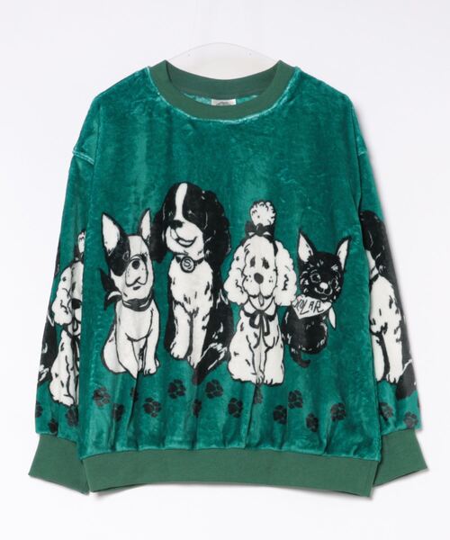 【セール】143706：ワンちゃんネコちゃん柄 ふわふわフランネルプルオーバー（Tシャツ/カットソー）｜ScoLar（スカラー） mdprevattcaulkingandwaterproofing.com