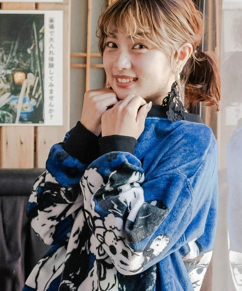 【セール】143706：ワンちゃんネコちゃん柄 ふわふわフランネルプルオーバー（Tシャツ/カットソー）｜ScoLar（スカラー） mdprevattcaulkingandwaterproofing.com