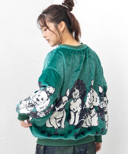 【セール】143706：ワンちゃんネコちゃん柄 ふわふわフランネルプルオーバー（Tシャツ/カットソー）｜ScoLar（スカラー） mdprevattcaulkingandwaterproofing.com