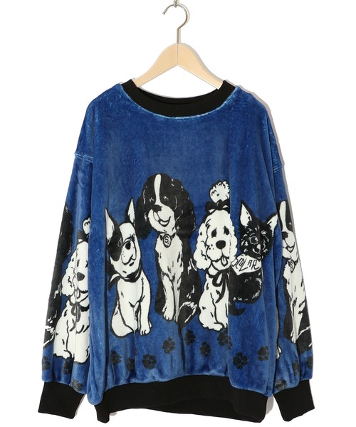 【セール】143706：ワンちゃんネコちゃん柄 ふわふわフランネルプルオーバー（Tシャツ/カットソー）｜ScoLar（スカラー） mdprevattcaulkingandwaterproofing.com