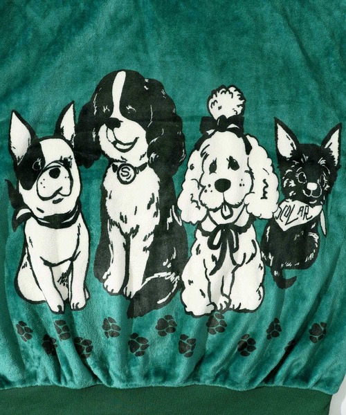 【セール】143706：ワンちゃんネコちゃん柄 ふわふわフランネルプルオーバー（Tシャツ/カットソー）｜ScoLar（スカラー） mdprevattcaulkingandwaterproofing.com