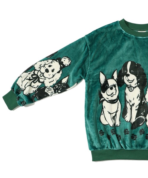 【セール】143706：ワンちゃんネコちゃん柄 ふわふわフランネルプルオーバー（Tシャツ/カットソー）｜ScoLar（スカラー） mdprevattcaulkingandwaterproofing.com