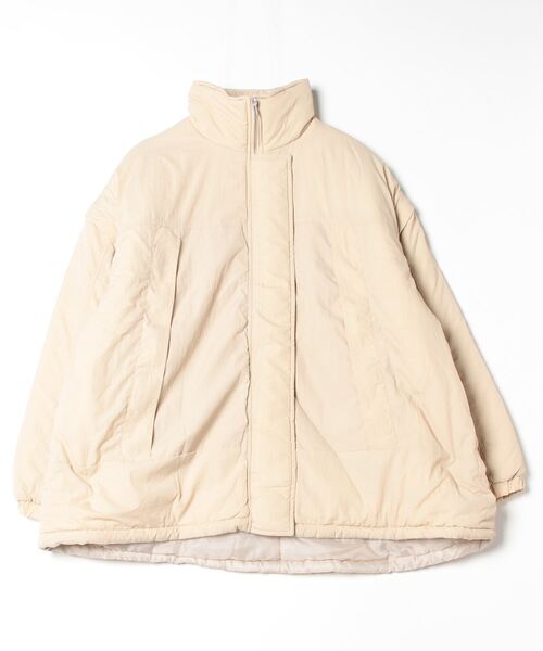 Per sist ence（パーシエンス）の「中綿2WAYモンスターパーカー（ダウンジャケット/コート・レディース・チャコールグレー/ベージュ/アイボリー/ブラック・FREE）」の19枚目の写真