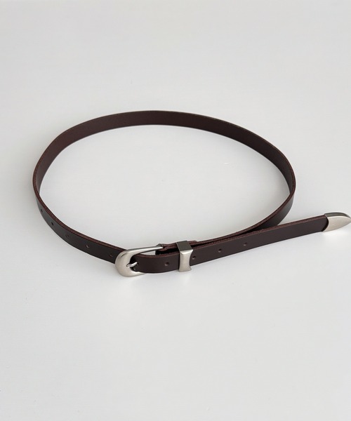 CANAL JEAN（キャナルジーン）の「El mar　ウエスタンベルト（ベルト・レディース・ブラウン/ブラック・ONE SIZE）」の3枚目の写真