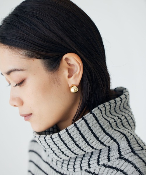 BARNYARDSTORM（バンヤードストーム）の「BARNYARDSTORM / 【スタイリスト若狭恵美さんご紹介アイテム】中空セミサークルピアス（ピアス（両耳用）・レディース・その他2/その他1・FREE）」の6枚目の写真