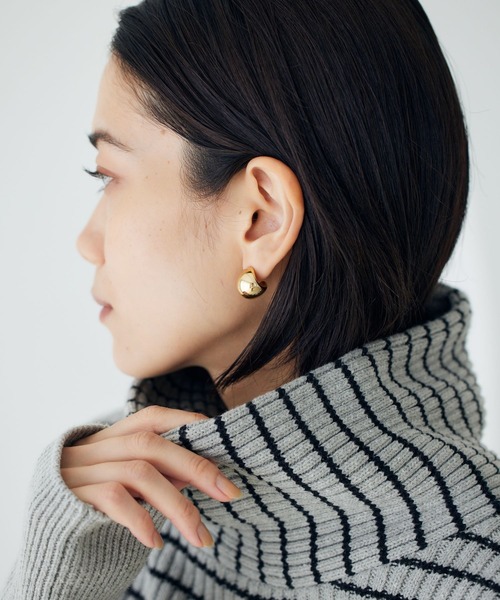 BARNYARDSTORM（バンヤードストーム）の「BARNYARDSTORM / 【スタイリスト若狭恵美さんご紹介アイテム】中空セミサークルピアス（ピアス（両耳用）・レディース・その他2/その他1・FREE）」の7枚目の写真