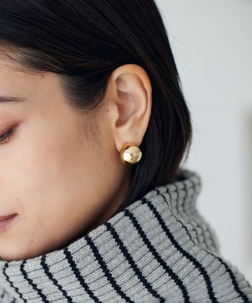 BARNYARDSTORM（バンヤードストーム）の「BARNYARDSTORM / 【スタイリスト若狭恵美さんご紹介アイテム】中空セミサークルピアス（ピアス（両耳用）・レディース・その他2/その他1・FREE）」の8枚目の写真