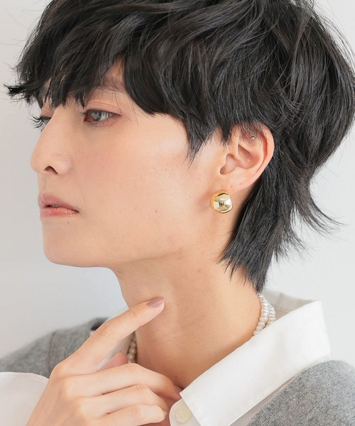 BARNYARDSTORM（バンヤードストーム）の「BARNYARDSTORM / 【スタイリスト若狭恵美さんご紹介アイテム】中空セミサークルピアス（ピアス（両耳用）・レディース・その他2/その他1・FREE）」の11枚目の写真