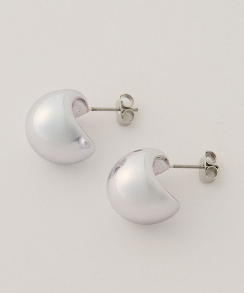 BARNYARDSTORM（バンヤードストーム）の「BARNYARDSTORM / 【スタイリスト若狭恵美さんご紹介アイテム】中空セミサークルピアス（ピアス（両耳用）・レディース・その他2/その他1・FREE）」の12枚目の写真