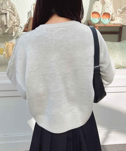 INGNI（イング）の「エンブレムロゴニット（ニット/セーター）」 - WEAR