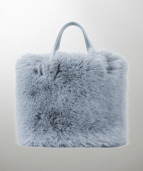 HUIT bouquet(ユイット)の「セレクト エコファー バッグ HUIT(トートバッグ・レディース・ブラック/キャメル/ブルーグレー/ベージュ・フリー)」の2枚目の写真