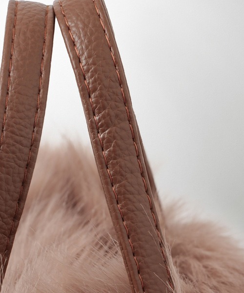 HUIT bouquet(ユイット)の「セレクト エコファー バッグ HUIT(トートバッグ・レディース・ブラック/キャメル/ブルーグレー/ベージュ・フリー)」の16枚目の写真