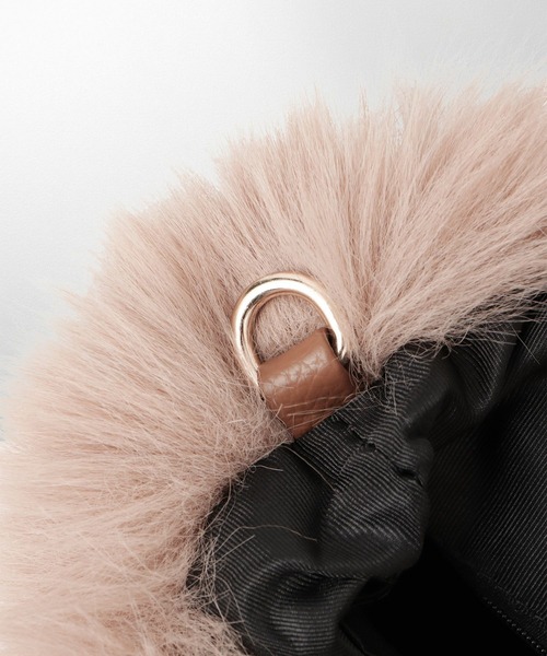 HUIT bouquet(ユイット)の「セレクト エコファー バッグ HUIT(トートバッグ・レディース・ブラック/キャメル/ブルーグレー/ベージュ・フリー)」の18枚目の写真