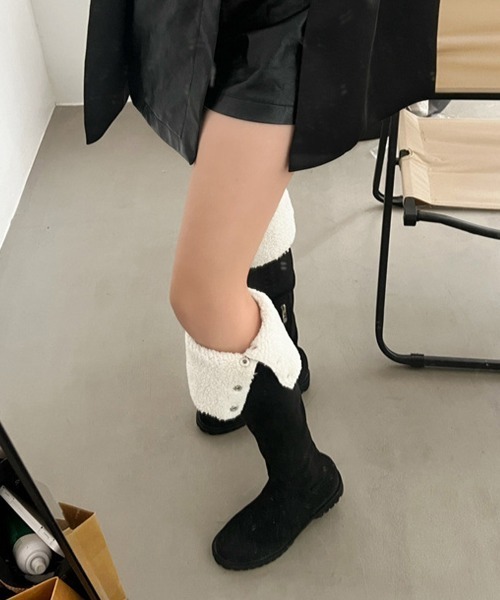 【セール】ニーハイブーツ ロングブーツ スエード調（ブーツ）｜Miniministore（ミニミニストア）