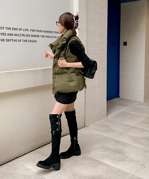 【セール】ニーハイブーツ ロングブーツ スエード調（ブーツ）｜Miniministore（ミニミニストア）