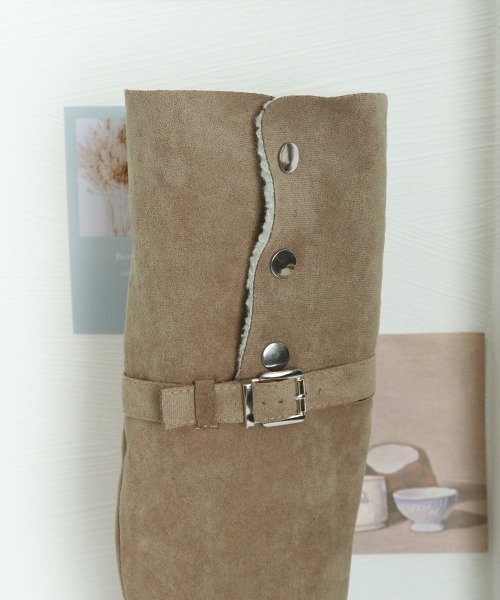 【セール】ニーハイブーツ ロングブーツ スエード調（ブーツ）｜Miniministore（ミニミニストア）