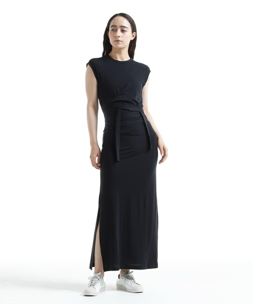 Y-3 ワイスリー ワンピース ロゴ ひざ丈 ファスナー ポケット Y-3（ワイスリー）の「TWILL JUMPSUIT（ワンピース）」 - WEAR