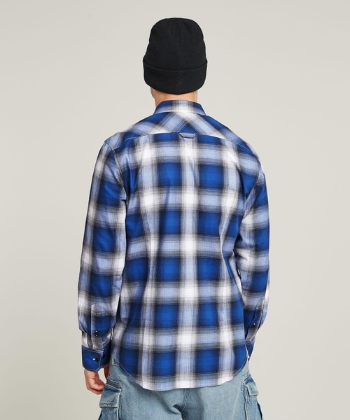 G-STAR（ジースター）の「BRISTUM 2.0 SLIM SHIRT/ミリタリーディテールチェックシャツ（シャツ/ブラウス・メンズ・チェック・SMALL/LARGE/MEDIUM）」の4枚目の写真