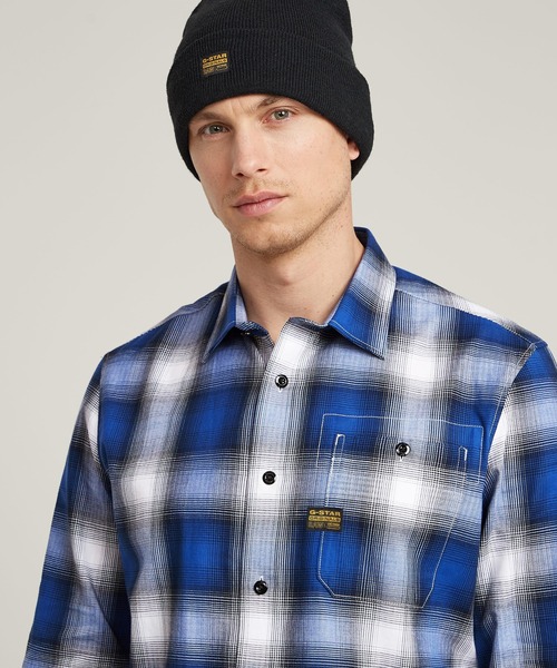 G-STAR（ジースター）の「BRISTUM 2.0 SLIM SHIRT/ミリタリーディテールチェックシャツ（シャツ/ブラウス・メンズ・チェック・SMALL/LARGE/MEDIUM）」の5枚目の写真