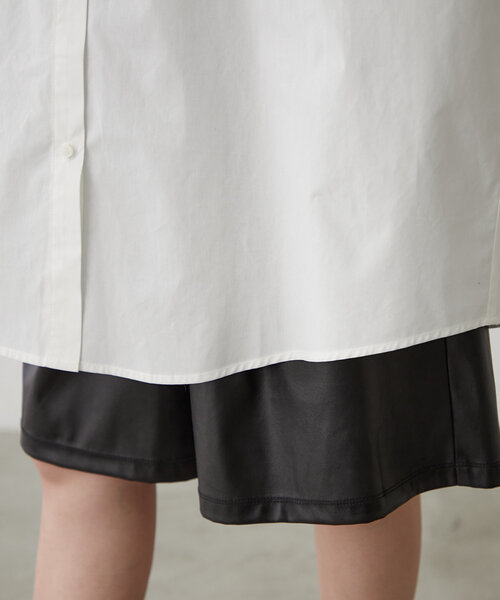 earthy（アーシー）の「タイプライターBigシャツ（シャツ/ブラウス・レディース・ホワイト・FREE）」の21枚目の写真