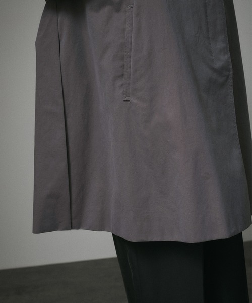 SALON adam et rope'（サロン アダム エ ロペ）の「2WAYテントラインステンカラートレンチコート/ショートコート（ステンカラーコート・レディース・ベージュ/グレー・FREE）」の18枚目の写真