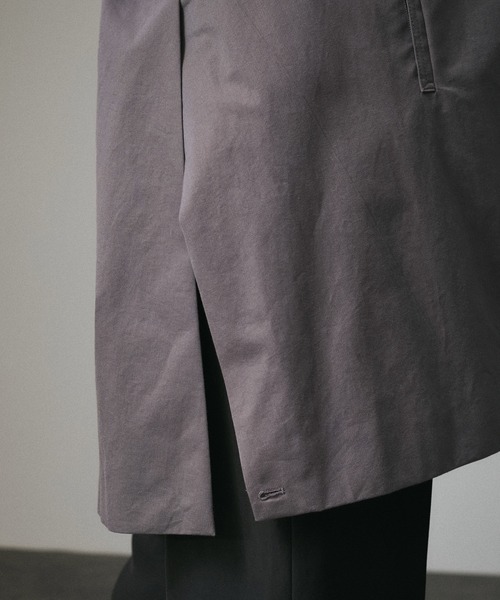 SALON adam et rope'（サロン アダム エ ロペ）の「2WAYテントラインステンカラートレンチコート/ショートコート（ステンカラーコート・レディース・ベージュ/グレー・FREE）」の19枚目の写真