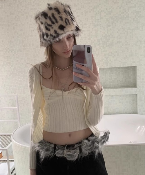 SANSeLF（サンセルフ）の「【LONSLAN】レオパードファーバケットハット sanal24a040（ハット・レディース・レオパード・FREE）」の18枚目の写真