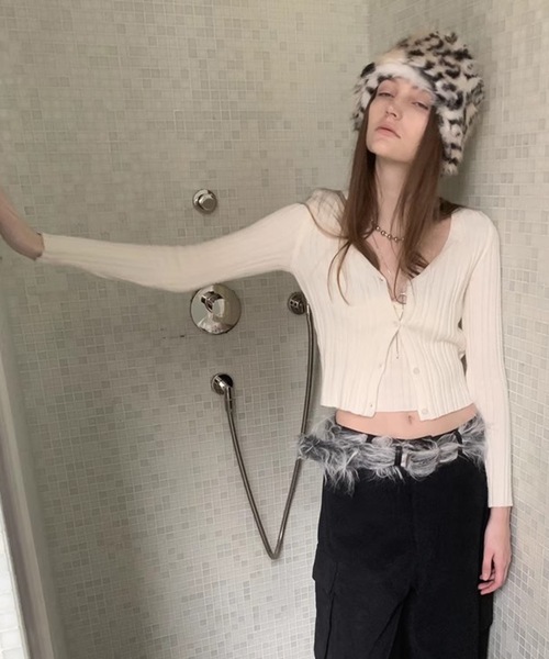 SANSeLF（サンセルフ）の「【LONSLAN】レオパードファーバケットハット sanal24a040（ハット・レディース・レオパード・FREE）」の21枚目の写真