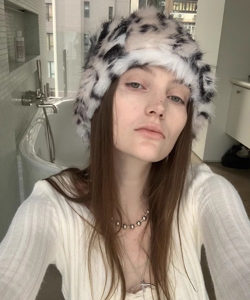 SANSeLF（サンセルフ）の「【LONSLAN】レオパードファーバケットハット sanal24a040（ハット・レディース・レオパード・FREE）」の12枚目の写真