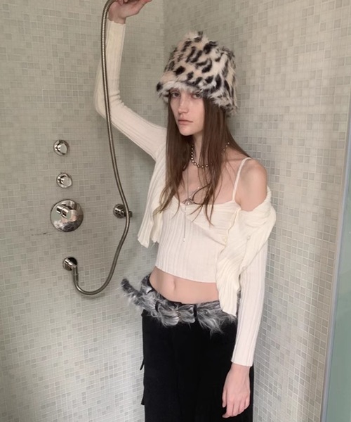 SANSeLF（サンセルフ）の「【LONSLAN】レオパードファーバケットハット sanal24a040（ハット・レディース・レオパード・FREE）」の13枚目の写真