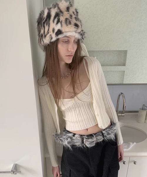 SANSeLF（サンセルフ）の「【LONSLAN】レオパードファーバケットハット sanal24a040（ハット・レディース・レオパード・FREE）」の15枚目の写真