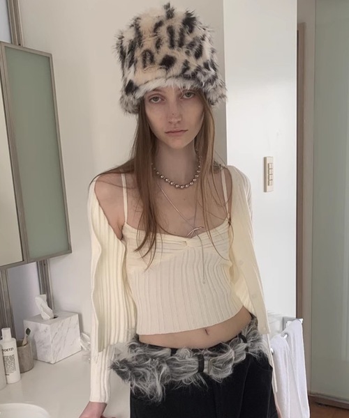 SANSeLF（サンセルフ）の「【LONSLAN】レオパードファーバケットハット sanal24a040（ハット・レディース・レオパード・FREE）」の17枚目の写真