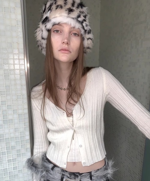 SANSeLF（サンセルフ）の「【LONSLAN】レオパードファーバケットハット sanal24a040（ハット・レディース・レオパード・FREE）」の8枚目の写真