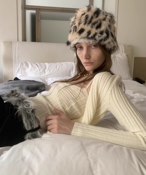 SANSeLF（サンセルフ）の「【LONSLAN】レオパードファーバケットハット sanal24a040（ハット・レディース・レオパード・FREE）」の9枚目の写真