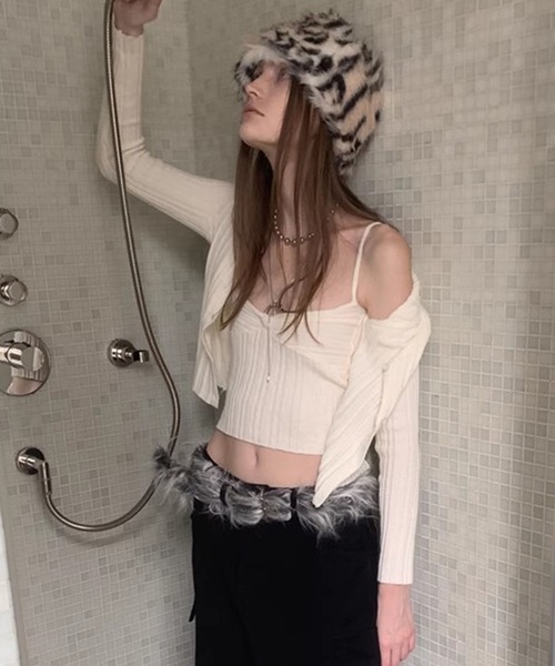 SANSeLF（サンセルフ）の「【LONSLAN】レオパードファーバケットハット sanal24a040（ハット・レディース・レオパード・FREE）」の3枚目の写真