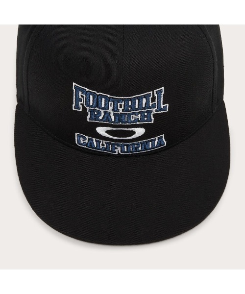 OAKLEY(オークリー)の「オークリー ESSENTIAL AD CAP 24.0 /HAT キャップ・帽子/TRAINING /スポーツ・ライフスタイル/OAKLEY(ハット・メンズ・ブラック系/ブラック×ホワイト/ブラック・U)」の10枚目の写真