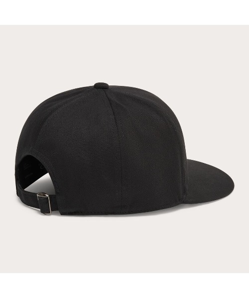 OAKLEY(オークリー)の「オークリー ESSENTIAL AD CAP 24.0 /HAT キャップ・帽子/TRAINING /スポーツ・ライフスタイル/OAKLEY(ハット・メンズ・ブラック系/ブラック×ホワイト/ブラック・U)」の6枚目の写真