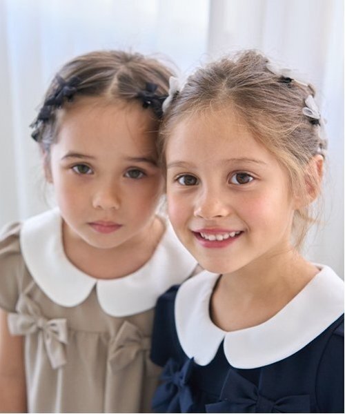 Lycee mine(リセマイン)の「チュールリボンちびヘアクリップ10Pセット(その他ヘアアクセサリー・キッズ・ブラック/グレー/ピンク/ミント/サックスブルー・F)」の19枚目の写真