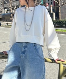 PAGEBOY | ヴィンテージショートスウェット(スウェット)