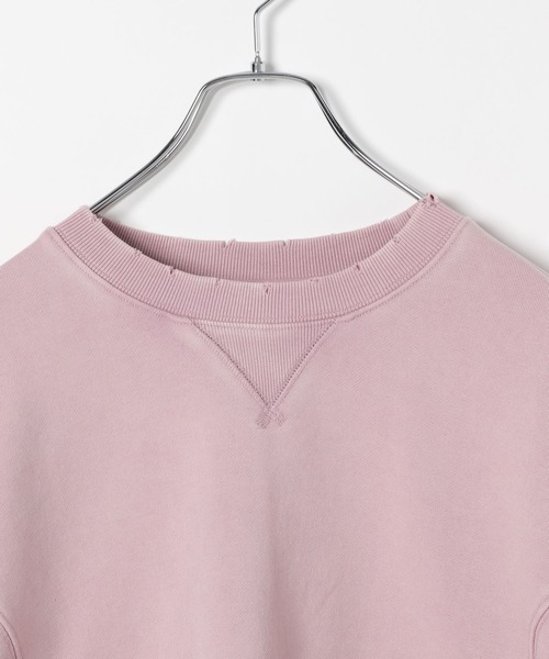 PAGEBOY（ページボーイ）の「ヴィンテージショートスウェット（スウェット・レディース・ピンク/ベージュ/チャコールグレー/オフホワイト・FREE）」の14枚目の写真