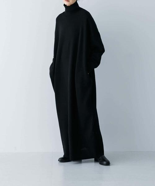 2サイズ展開』ラムウールニットワンピース（ワンピース）｜かぐれ