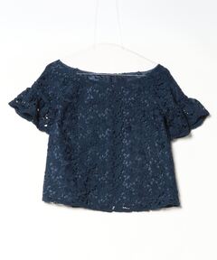デシグアル Desigual アニマルプリント スリムギャザーTシャツ （ブルー） デシグアル Desigual アニマルプリント スリムギャザーTシャツ