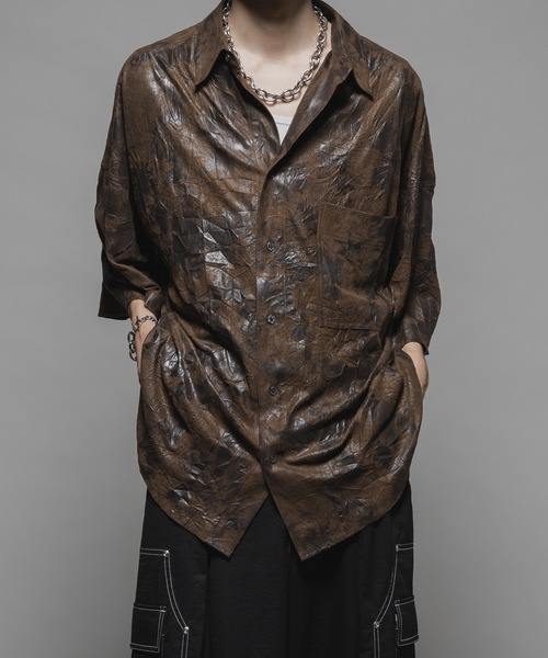 Washer paint over shirts/ワッシャーペイントオーバーシャツ