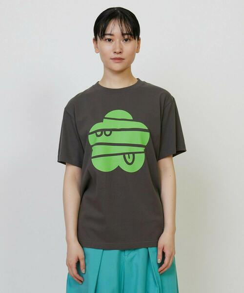 FRAPBOIS(フラボア)の「パークマークT(Tシャツ/カットソー・レディース・グリーン/ブラック/ピンク・1/2)」の2枚目の写真
