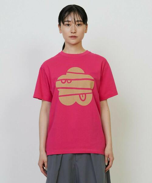 FRAPBOIS(フラボア)の「パークマークT(Tシャツ/カットソー・レディース・グリーン/ブラック/ピンク・1/2)」の6枚目の写真