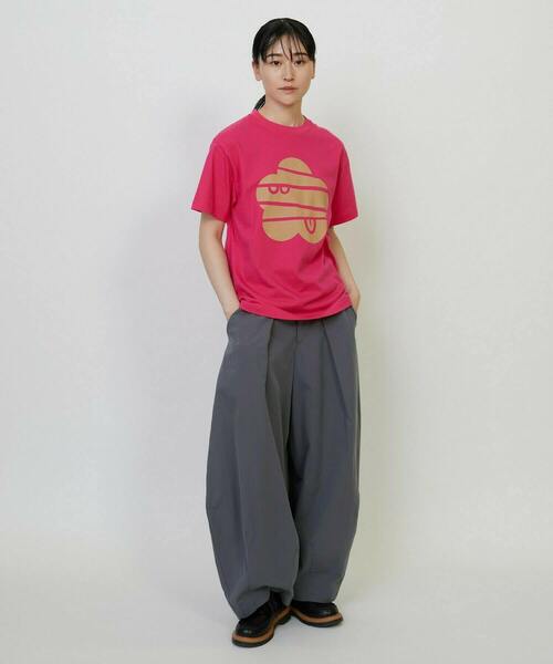 FRAPBOIS(フラボア)の「パークマークT(Tシャツ/カットソー・レディース・グリーン/ブラック/ピンク・1/2)」の7枚目の写真