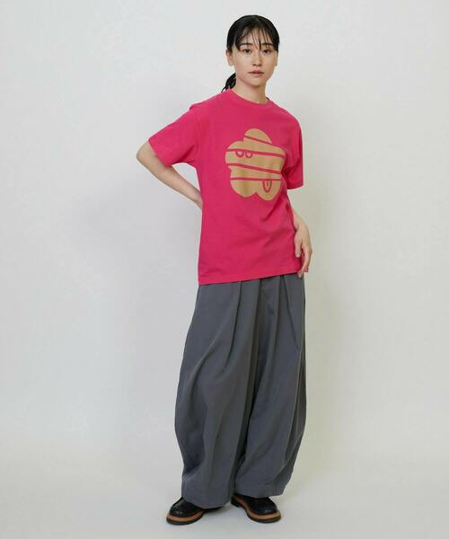 FRAPBOIS(フラボア)の「パークマークT(Tシャツ/カットソー・レディース・グリーン/ブラック/ピンク・1/2)」の10枚目の写真